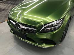Ravoony Plus Glossy Metallic Mamba Green Car Vinyl Wrap review Kenya Mathis 02