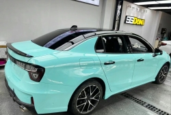 Ravoony Basic Glossy Tiffany Blue Car Vinyl Wrap review Austin Nunn 02