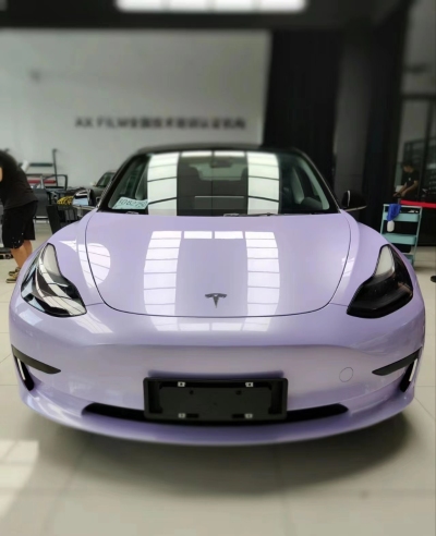 Ravoony Plus Glossy Violet Star Car Wrap review Behrend Ludwig 01