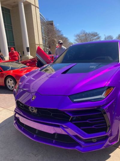 Ravoony Plus Glossy Explosion Purple Car Vinyl Wrap review Barbora Zrostová