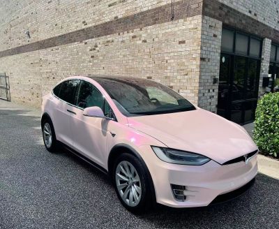 Ravoony Plus Glossy Flower Pink Car Wrap review Schulz Jan