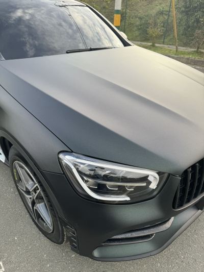 Ravoony Plus Matte Diamond Black Green Car Wrap review Michelle Ubrey 00
