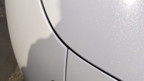 Ravoony Plus Sparkle White Car Vinyl Wrap review Marbella Castillo
