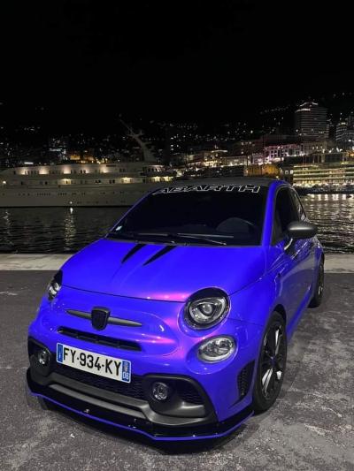 Ravoony Plus Glossy Explosion Purple Car Vinyl Wrap review Marbella Castillo 00