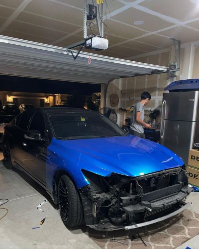 Ravoony Plus Metal Paint Jazz Blue Vinyl Car Wrap review Antoni Dettlaff 00