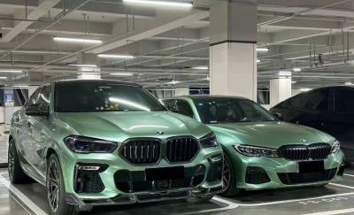 Ravoony Plus Ferrari Gloss Verde Francesca Green Vinyl Car Wrap review Colton Britton