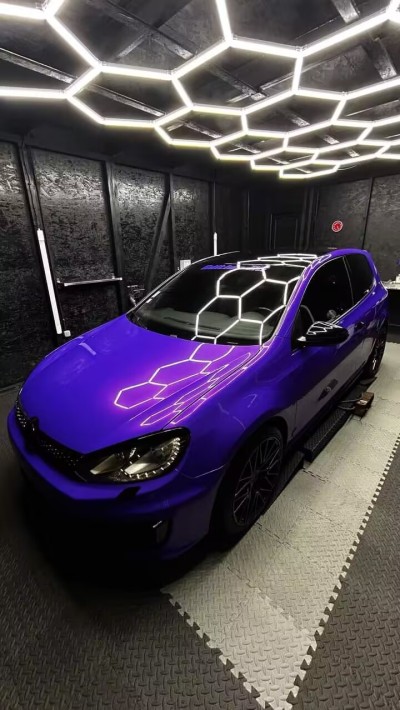 Ravoony Plus Glossy Explosion Purple Car Vinyl Wrap review Jr Ozoude