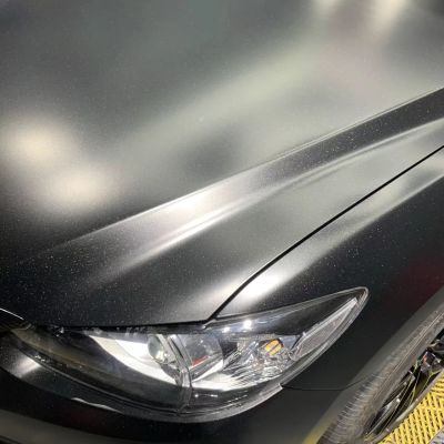Ravoony Plus Heavy Metallic Rainbow Black Car Vinyl Wrap review Catrice Jackson
