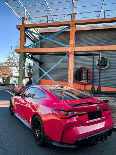 Ravoony Plus Glossy Crystal Strawberry Red Vinyl Car Wrap review lucas lane 01