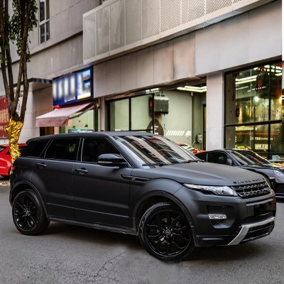 Ravoony Basic PET Satin Black Car Wrap review Alexandra Croitor