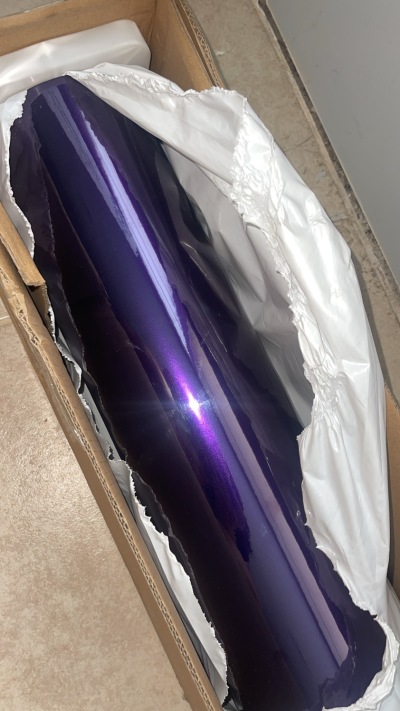 Ravoony Basic Audi Gloss Midnight Purple Car Vinyl Wrap review Jasmine McFadden 00