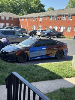 Ravoony Plus Glossy Carbon Fiber Forging Red Vinyl Car Wrap review Patrick Mahoro
