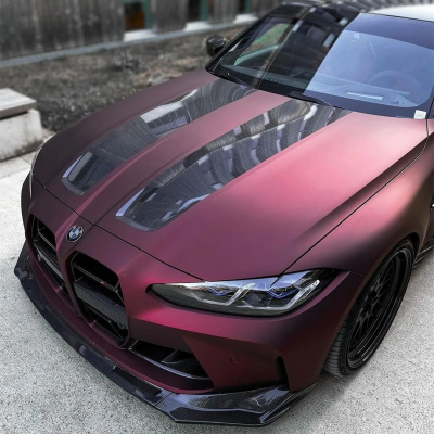 Ravoony Plus Matte Chrome Romanee Red Vinyl Car Wrap review Thandazani Ngwenya 01