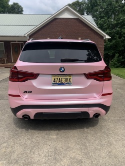 Ravoony Plus Pure Metal Cherry Pink Car Vinyl Wrap review KJ 03