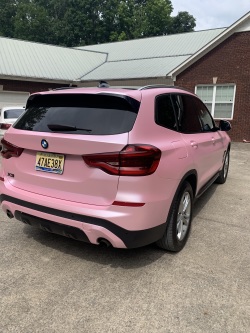 Ravoony Plus Pure Metal Cherry Pink Car Vinyl Wrap review KJ 04