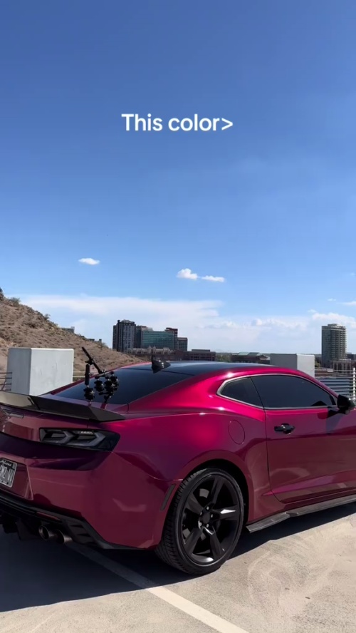 Ravoony Plus PET Glossy Metallic Rubellite Purple Vinyl Wrap review Daniel Hodgkiss