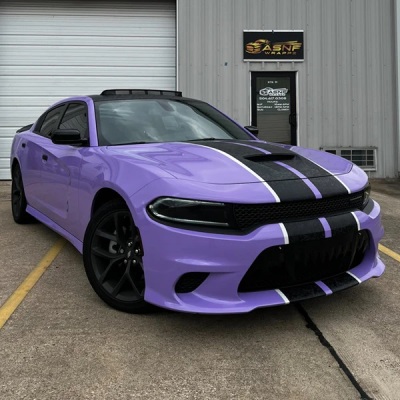 Ravoony Plus Glossy Lavender Purple Car Wrap review Angelina Madrid