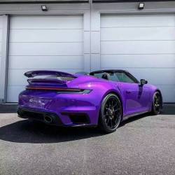 Ravoony Plus Glossy Explosion Purple Car Vinyl Wrap review Rhylew Wheatley 02