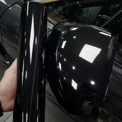 Ravoony Plus Glossy Crystal Black Car Vinyl Wrap review Alexandre Roy