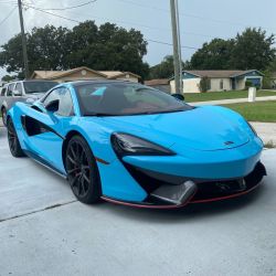 Ravoony Plus Glossy Crystal Blue Sky Car Vinyl Wrap review Antonio Perez 03