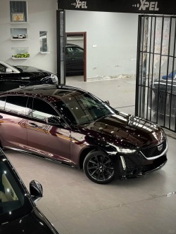 Ravoony Plus Glossy Diamond Black Red Vinyl Car Wrap review Mario Hernández Palacios
