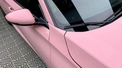 Ravoony Plus PET Gloss Crystal Peach Pink Car Vinyl Wrap review Aaron Harris 03