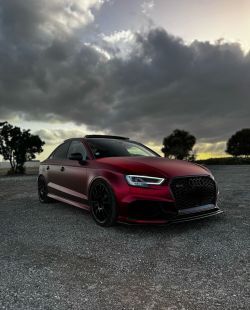 Ravoony Plus Matte Chrome Romanee Red Vinyl Car Wrap review Stephen Cabico 01