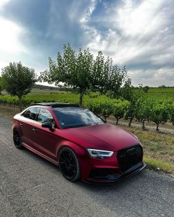 Ravoony Plus Matte Chrome Romanee Red Vinyl Car Wrap review Stephen Cabico 02
