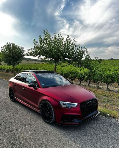 Ravoony Plus Matte Chrome Romanee Red Vinyl Car Wrap review Stephen Cabico 01