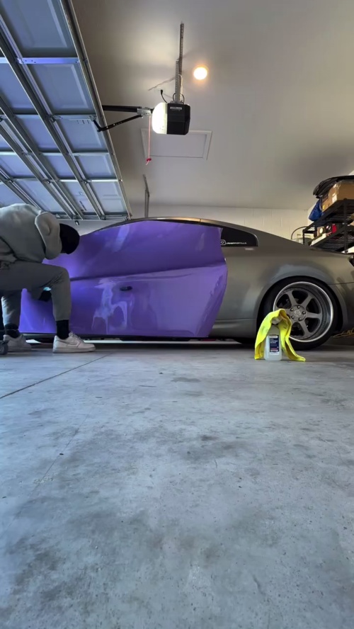 Ravoony Plus Glossy Lavender Purple Car Wrap review Frandayli🇩🇴