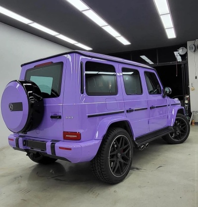 Ravoony Plus Glossy Lavender Purple Car Wrap review Rodrigo Flores 02