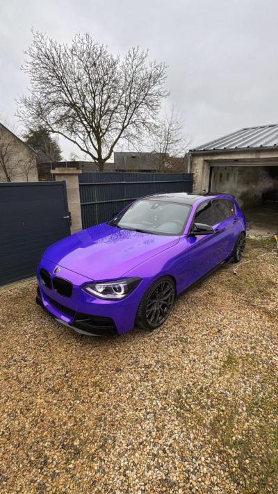 Ravoony Plus Glossy Explosion Purple Car Vinyl Wrap review Lucas Esteves 06