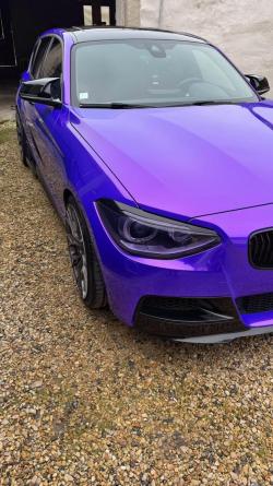 Ravoony Plus Glossy Explosion Purple Car Vinyl Wrap review Lucas Esteves 08