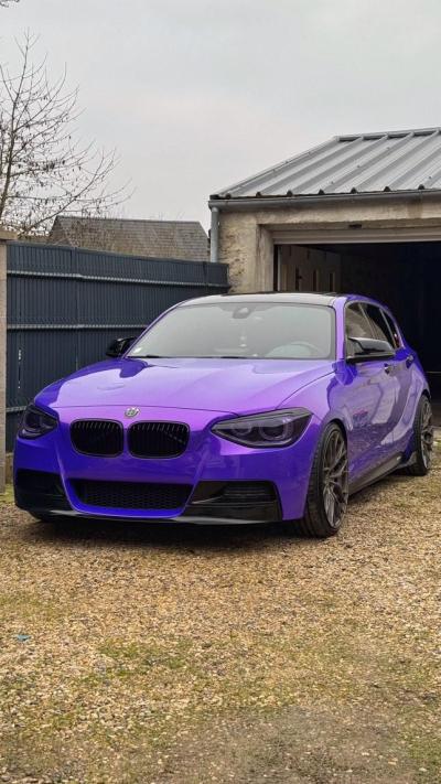 Ravoony Plus Glossy Explosion Purple Car Vinyl Wrap review Lucas Esteves 02