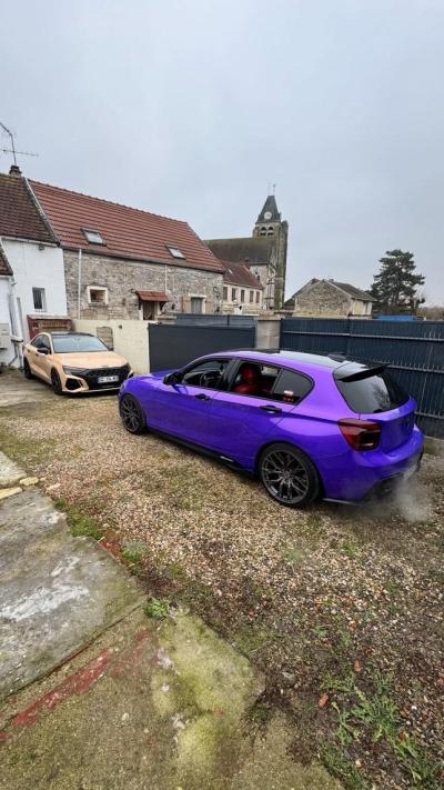 Ravoony Plus Glossy Explosion Purple Car Vinyl Wrap review Lucas Esteves 05