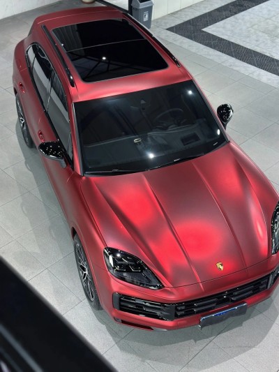 Ravoony Plus Matte Chrome Romanee Red Vinyl Car Wrap review Krystal Coberg 00
