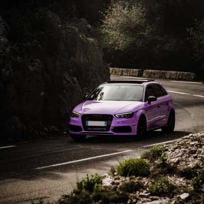 Ravoony Plus Glossy Lavender Purple Car Wrap review gsoff 01