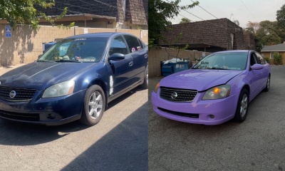 Ravoony Plus Glossy Lavender Purple Car Wrap review Jackie Théo