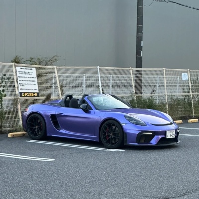 Ravoony Plus Gloss Liquid Metallic Viola Purple Car Wrap review Sato Yuko 00