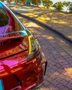 Ravoony Plus Liquid Metallic Dragon Blood Red Vinyl Car Wrap review Mario Linares 04