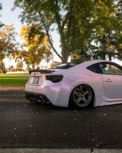 Ravoony Plus Glossy Flower Pink Car Wrap review Luminary Workz 03