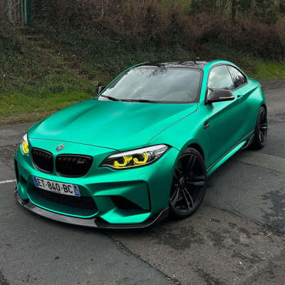 Ravoony Plus Metallic Paint Emerald Green Car Vinyl Wrap review julio