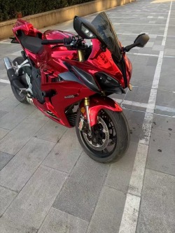 Ravoony Plus Super Gloss Chrome Red Vinyl Car Wrap review Ivan 01