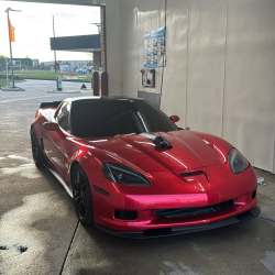 Ravoony Plus Gloss Metallic Vampire Red Vinyl Car Wrap review kam 02