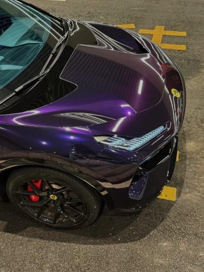 Ravoony Basic Audi Gloss Midnight Purple Car Vinyl Wrap review Chaos