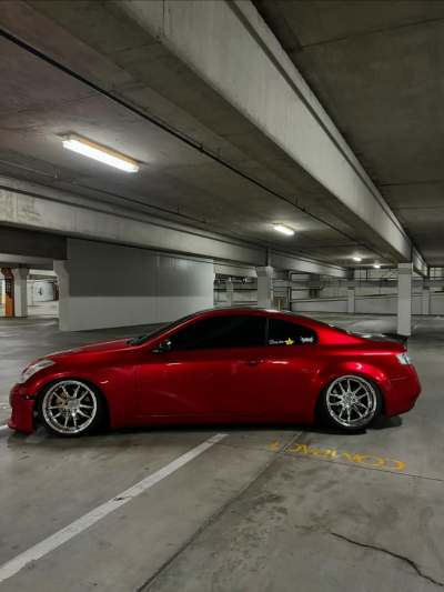 Ravoony Plus Gloss Metallic Vampire Red Vinyl Car Wrap review Abrahm 01