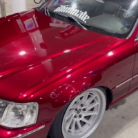Ravoony Plus Liquid Metallic Dragon Blood Red Vinyl Car Wrap review stanced_jpugh 02